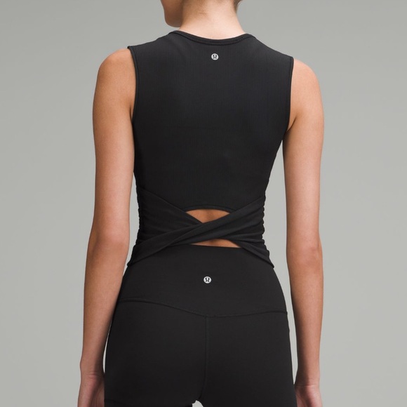lululemon athletica Tops - NWT LULULEMON ALL IT TAKES BACK TWISTRIBBED TANK